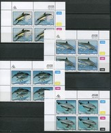 Transkei Mi# 267-70 Zylinderblöcke Postfrisch/MNH Controls - Fauna Dolphines - Transkei