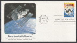 USA: 1981, Weltraumbeleg, Comprehending The Universe / MStpl. CAPE CANAVERAL. FL - Nordamerika