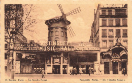 FRANCE - Ile De France - Paris - Le Moulin Rouge - Animé - Carte Postale Ancienne - Ile-de-France