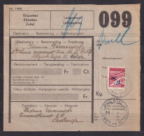 BELGIUM. 1946/Ostende, Packet Recepit/half Stamp Franking. - Documenti & Frammenti