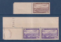 Algérie - YT PA N° 4 Et 5 ** - Neuf Sans Charnière - Poste Aérienne - 1946 à 1947 - Luftpost