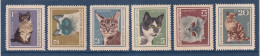 Bulgarie - YT N° 1505 à 1510 ** - Neuf Sans Charnière - Chat - 1967 - Ungebraucht