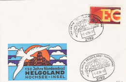 ALLEMAGNE DEUTSCHLAND GERMANY OISEAU VOGEL BIRD MOUETTE HELGOLAND NORDSEEBAD 2192 1976 SEEMOWE NORDSEEBAD - Mouettes