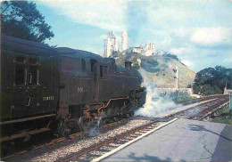 Trains - 80134 Departs From Corfe Castle For Wareham 3rd September 1966 - CPM - Carte Neuve - Voir Scans Recto-Verso - Trains