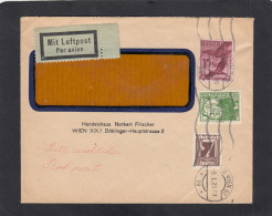 FLUGPOST AUS WIEN, 1928. - Lettres & Documents