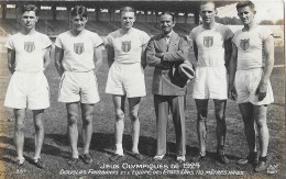 CPA Jeux Olympique De 1924  Douglas Fairbanks Et L' Equipe Des EtatsUnis 110 Mètres Haies - Olympic Games