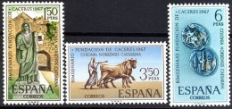 Spain 1967.Edifil 1827/9  ** Fundacion De Caceres - Neufs