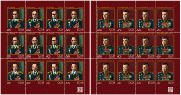 Russia 2023. 125th Birth Anniversary Of Marshals Of The USSR (MNH OG) Set - Neufs