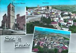 Ch628 Cartolina Saluti Da Fossalto Provincia Di Campobasso Molise - Campobasso