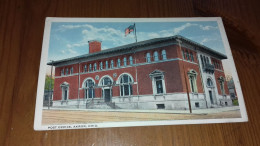 AKRON OH POST OFFICE ANTIQUE POSTCARD - Akron