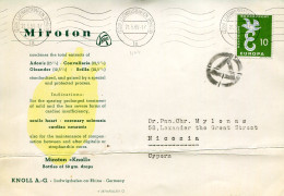 1959 Cyprus Incoming Leaflet With EOKA Emergency Censor Cachet - Otros & Sin Clasificación