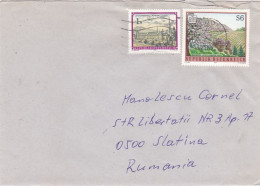 MONASTERY, LANDSCAPE, VINEYARD, STAMPS ON COVER, 1997, AUSTRIA - Brieven En Documenten