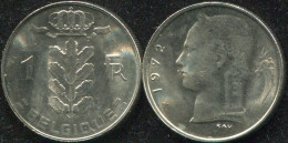Belgium 1 Franc. 1972 (Coin KM#142.1. Unc) - 1 Frank