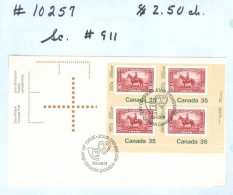 CANADA 1982. -- Mounted Police Montée; GRC / RCMP; Gendarmerie; Sc. # 911; Premier Jour / First Day (10257) - Lettres & Documents