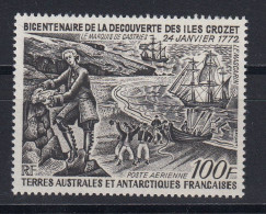 TAAF 1972 Discovery Of Crozet Islands 1v  ** Mnh (60100) - Nuevos