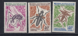 TAAF 1972 Insects 3v ** Mnh (60100A) - Nuevos