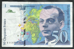 FRANCE - BILLET DE 50 FRANCS ST EXUPERY DE 1994 - 50 F 1992-1999 ''St Exupéry''