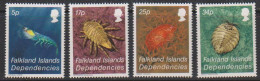 Falkland Islands Dependencies (FID) 1984 Crustacea 4v ** Mnh (60102) - South Georgia