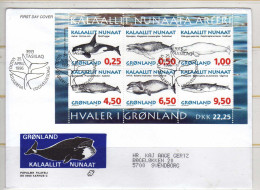 Groenland - ( 1996) - FDC - BF - Mammiferes Marins - - Covers & Documents