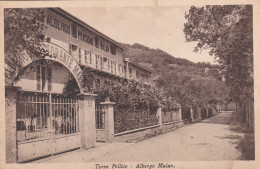 TORRE PELLICE     Albergo Malan.   TB PLAN.   Env; 1940.      RARE - Cafes, Hotels & Restaurants