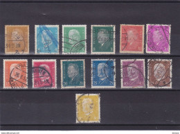 ALLEMAGNE 1928 PRESIDENTS Yvert 401-402 + 403-407 + 409 + 411+ 413 Oblitérés, Used  Cote : 26.50 Euros - Used Stamps