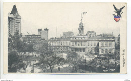 CPA USA NEW YORK NY -  CITY HALL - 1902 - Autres Monuments, édifices