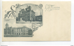 CPA USA - GEORGIA GA - ATLANTA, NEW COURT HOUSE, POST OFFICE - 1902 - Atlanta