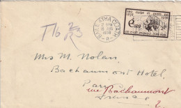Irlande Lettre Pour La France 1938 - Cartas & Documentos
