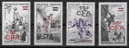 LA REUNION - SPORTS - 4 VALEURS - NEUF** MNH - Nuevos