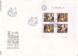 EUROPA CEPT PORTUGAL 1979 - EUROPA CEPT FDC - Block 27 30-04-1979 - FDC