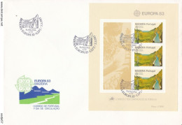 MADEIRA. 1983. EUROPA CEPT. GREAT WORKS OF HUMANITY . FDC 05-05-1983 - Madeira