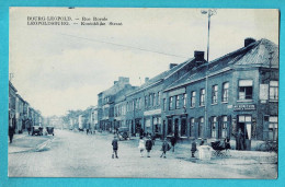 * Leopoldsburg - Bourg Léopold (Limburg) * (PIB - P.I.B.) Rue Royale, Koninklijke Straat, Café Au Bon Coin, Animée - Leopoldsburg