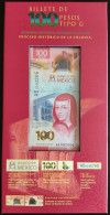 MEXICO $100 SOR JUANA POLYMER BANKNOTE 2020 OFFICIAL Pres. Pack LOW SERIAL # Rare Thus - Mexico