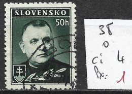 SLOVAQUIE 38 Oblitéré Côte 4 € - Used Stamps