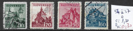 SLOVAQUIE 54 à 57 Oblitérés Côte 1.20 € - Used Stamps