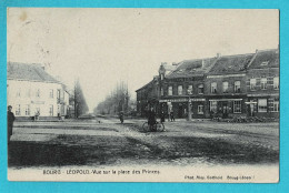 * Leopoldsburg - Bourg Léopold (Limburg) * (Phot Alex Gotthold) Vue Sur La Place Des Princes, Bazar, Hotel, Café - Leopoldsburg