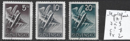 SLOVAQUIE PA 7 à 9 Oblitérés Côte 8 € - Used Stamps