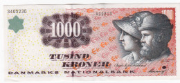 Denmark 1000,  1,000 Kroner. 1998. OLD Sign/Star. Kvl. 001. A0981D. Bodil Nyboe Andersen - Denemarken