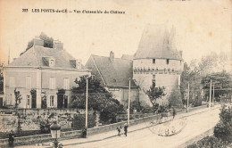 Les Ponts De Cé * Route Et Vue D'ensemble Du Château * Cachet Militaire Hôpital Mixte D'Angers - Les Ponts De Ce