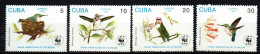 Kuba Cuba 1992 - Mi.Mr. 3589 - 3592 - Postfrisch MNH - Tiere Animals Vögel Birds Kolibri WWF - Kolibries