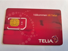 ZWEDEN CHIPCARD / GSM/SIM CARD / TELIA SIM KORT /PURPLE/  /      MINT CARD **16873** - Schweden