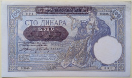 SERBIE - Billet De 100 Dinara. 1-05-41. Pick: 23. SUP - Servië