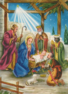 Vierge Marie Madone Bébé JÉSUS Noël Religion Vintage Carte Postale CPSM #PBB826.FR - Virgen Mary & Madonnas