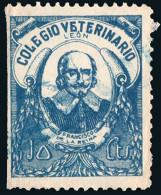 León - Viñetas - 1920 - * S/Cat. 10 Cts. Pro Colegio Veterinarios - León" - Nuevos