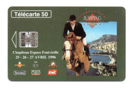 Jumping International  De Monaco Télécarte PF 38 Phonecard (T 91) - Monaco