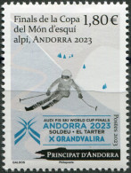 Andorra [Fr.] 2023. Final Of Alpine Ski World Cup, Andorra (MNH OG) Stamp - Ungebraucht