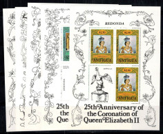 Antigua, Redonda 1978 Mini Feuille 100% Neuf ** Couronnement De La Reine Elizabeth II - 1960-1981 Ministerial Government