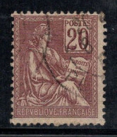 France 1900 Yv. 113 Oblitéré 100% 20 C, Mouchon - 1900-02 Mouchon