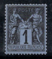 France 1877 Yv. 83 Neuf ** 100% 1 C, - 1876-1898 Sage (Type II)