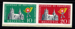 Suisse 1955 Mi. 611-612 Neuf ** 100% Lausanne, Exposition Philatélique - Nuevos